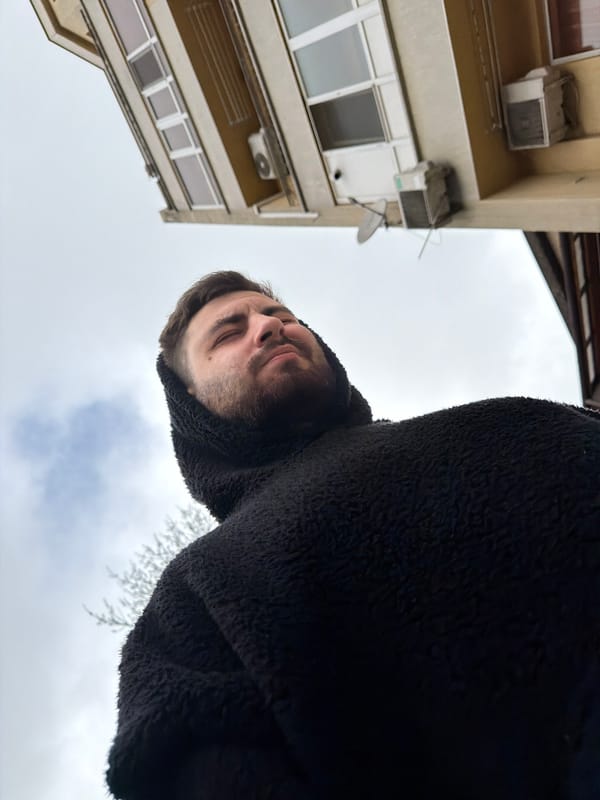 Man in black jacket photographed in Varna