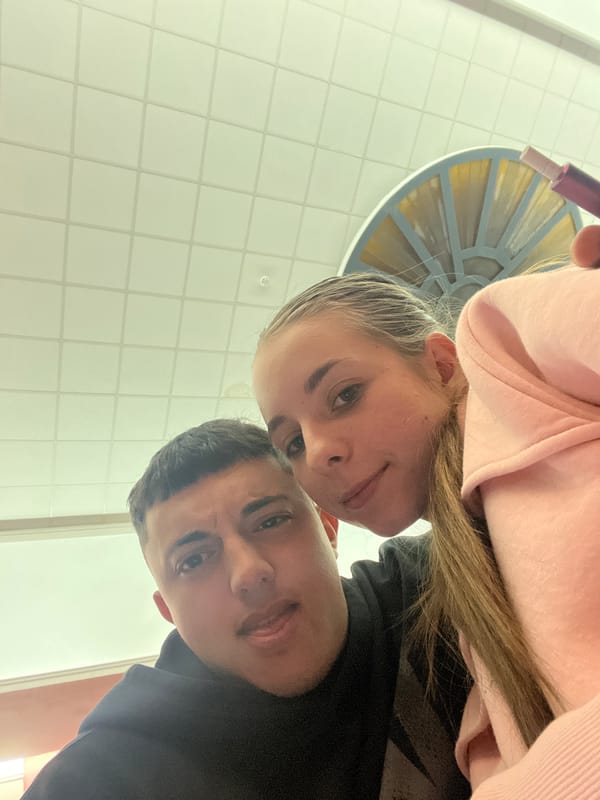 Couple takes selfie together in Nova Zagora