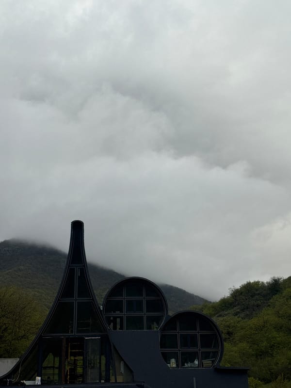 Overcast morning documented in mountainous Gosh, Armenia