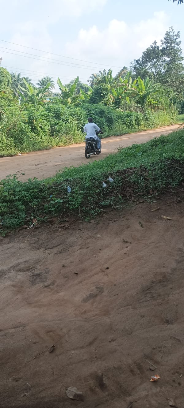 Rural daily life captured along dirt road in Amauzu