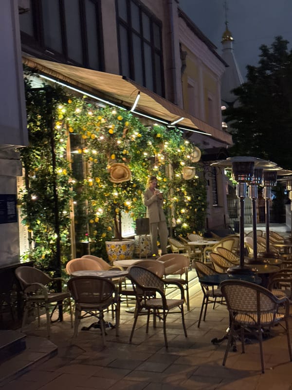 Moscow evening scenes documented across city center landmarks