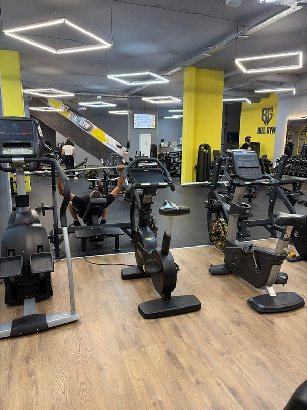 Gym interior documented in Stara Zagora, Bulgaria