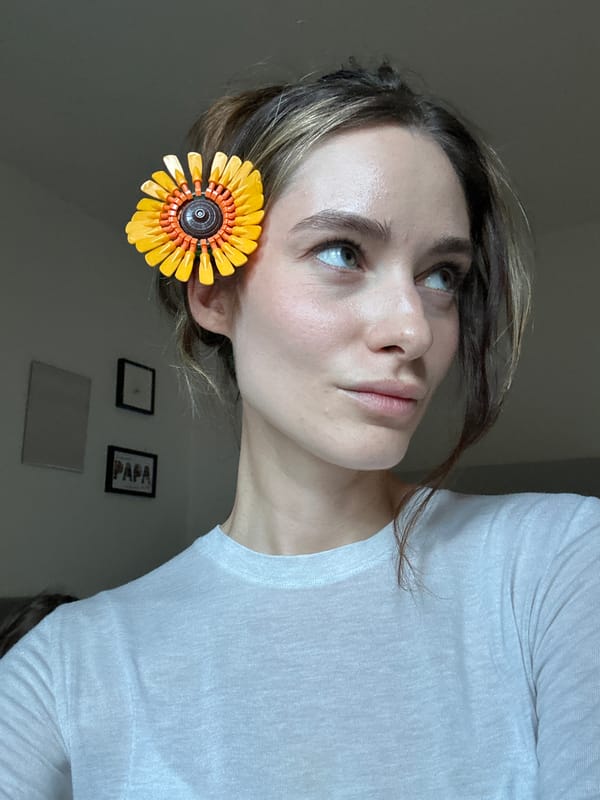 Portrait photograph captured of young woman in Kiel, Germany