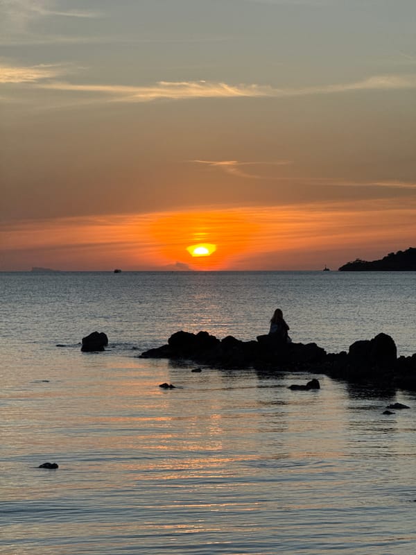 Golden hour on Ko Samui's Gulf coast
