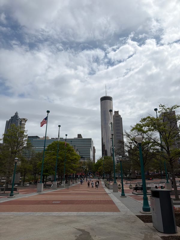 Olympic Rings and downtown Atlanta scenes captured by witnesses