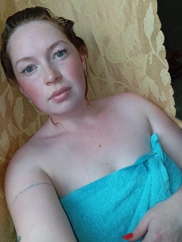 Person resting with towel observed in Yurgamysh, Russia