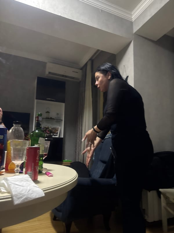 Casual indoor gatherings documented in Tbilisi residential spaces