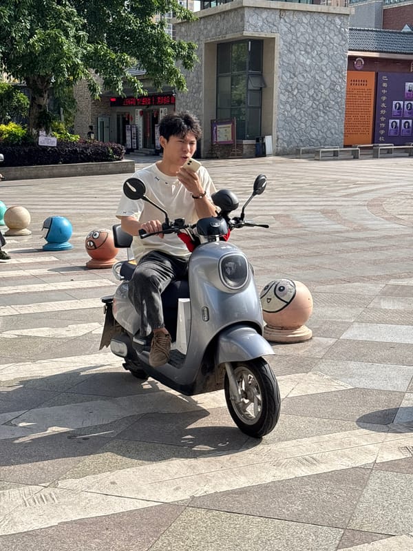 Morning street life documented in Jiangjin, China