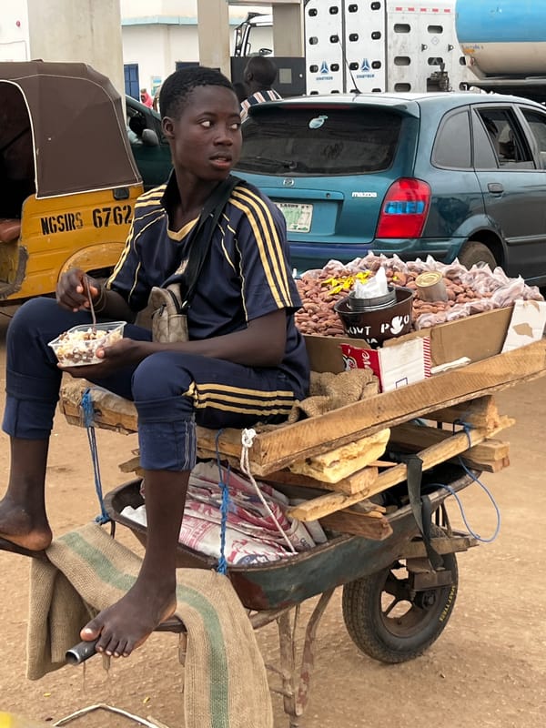 Daily life scenes documented in Minna, Nigeria