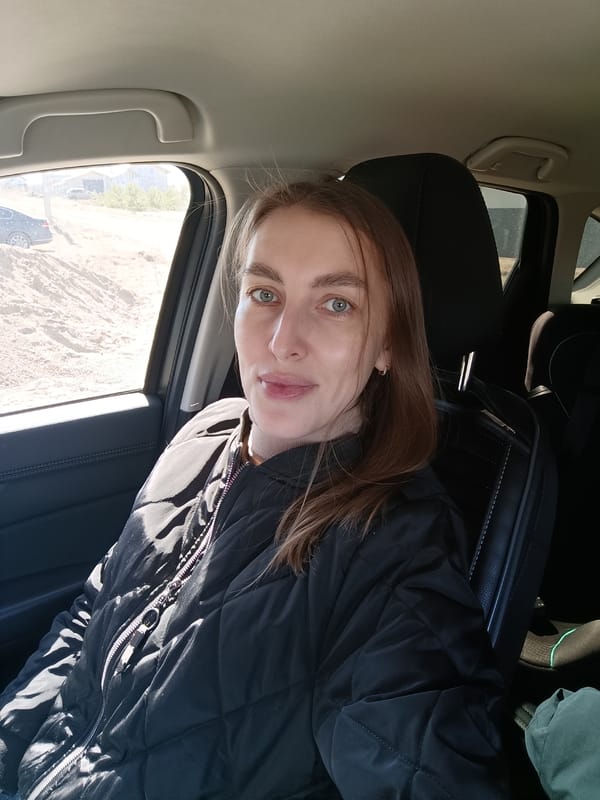 Woman observed in parked car on dirt road