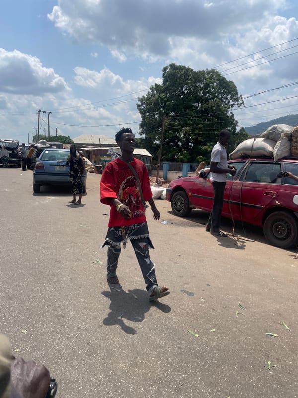 Daily street commerce captured in Lokoja, Nigeria