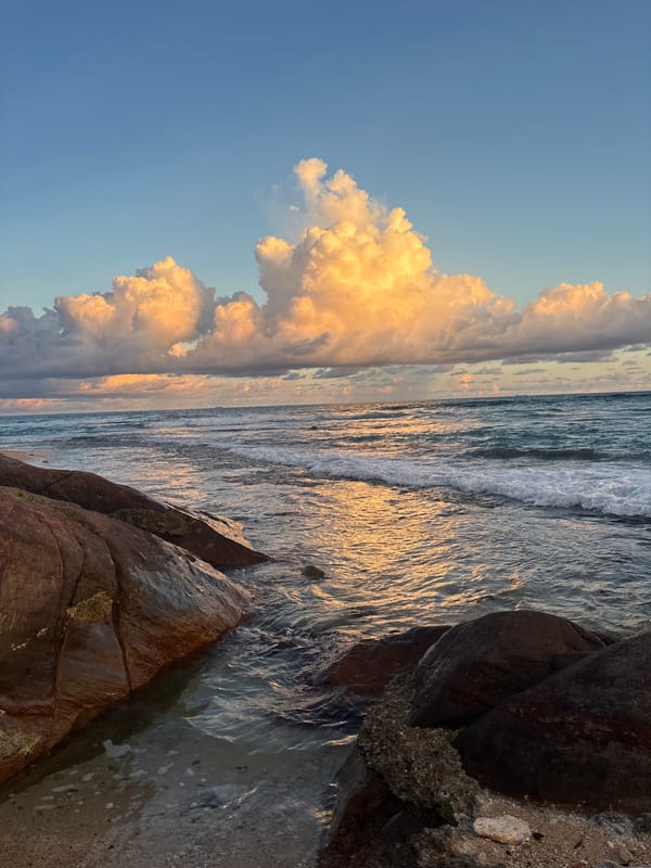 Golden coastal sunrise captured in Thalaramba, Sri Lanka