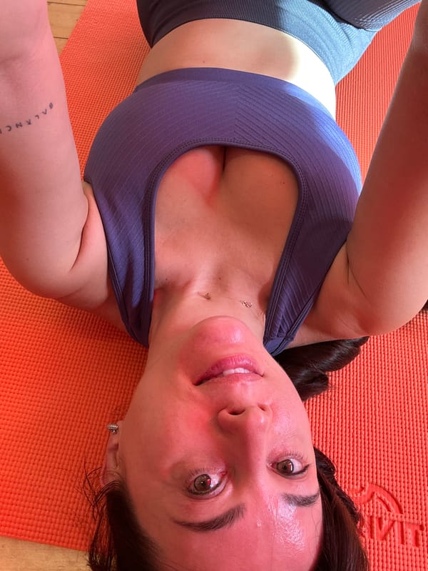 Morning yoga session captured in Riga, Latvia