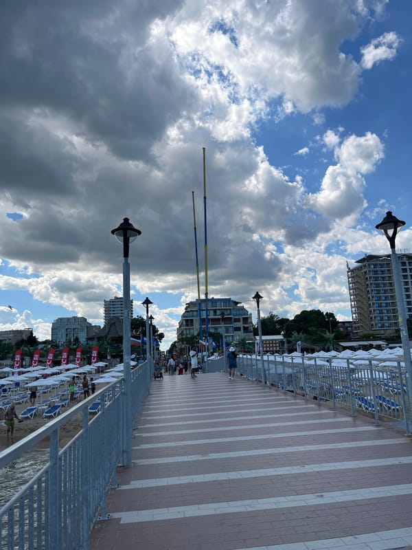 Summer afternoon exploring Nesebar's promenade, beach and town areas