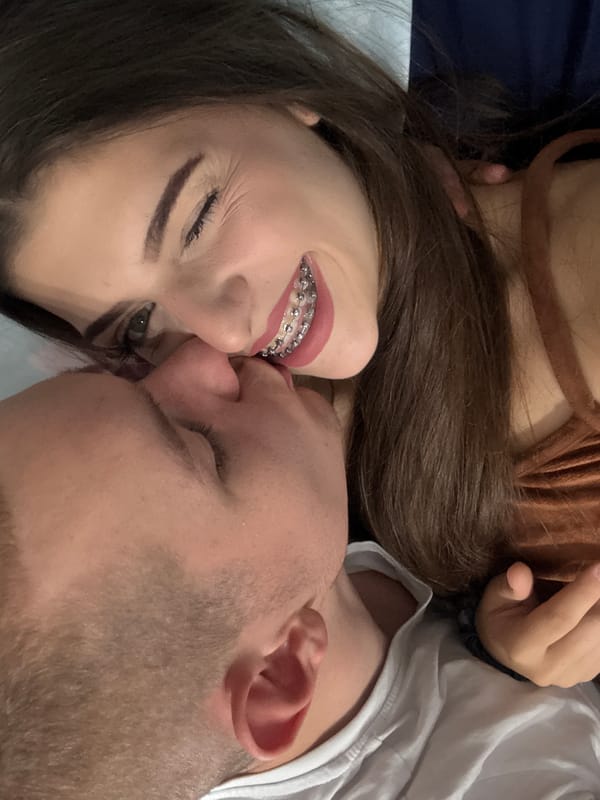 Couple photographed in intimate moment in Pomorie, Bulgaria