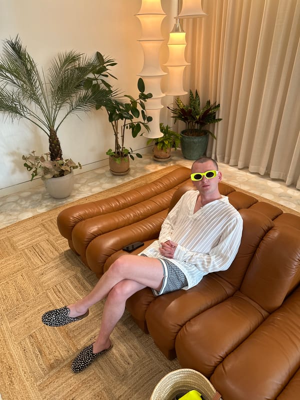 Morning breakfast and accommodation scenes documented in Ibiza