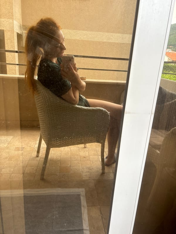 Morning snapshots of daily life in Budva Montenegro