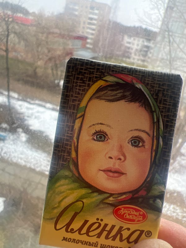 Woman documents Easter flower shopping journey in Chaikovsky