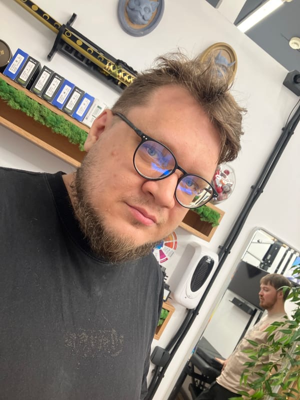Man Takes Selfie in Chaikovsky, Russia