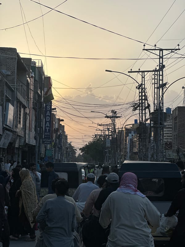 Daily street life documented in Quetta City Pakistan