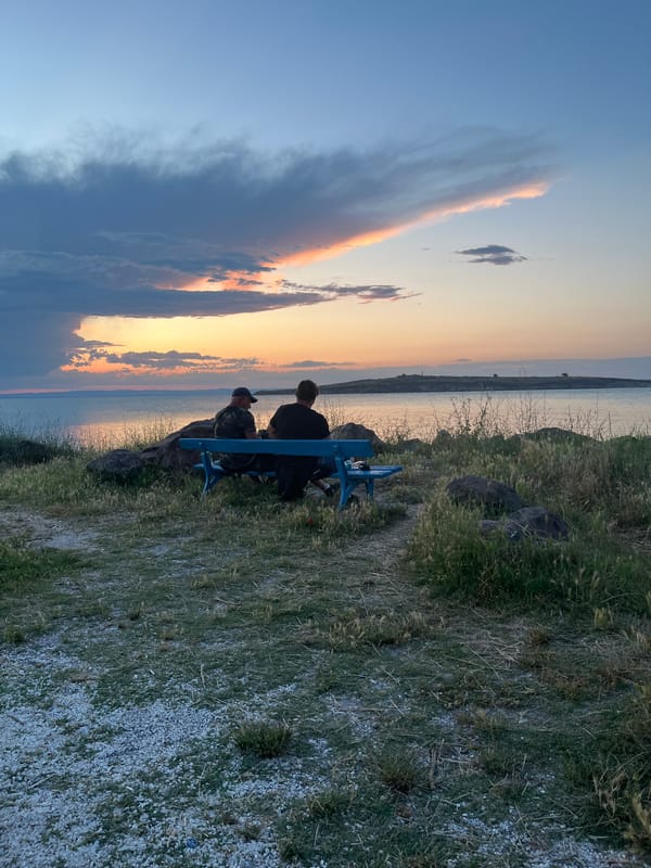 Golden hour on the Sozopol waterfront, Bulgaria