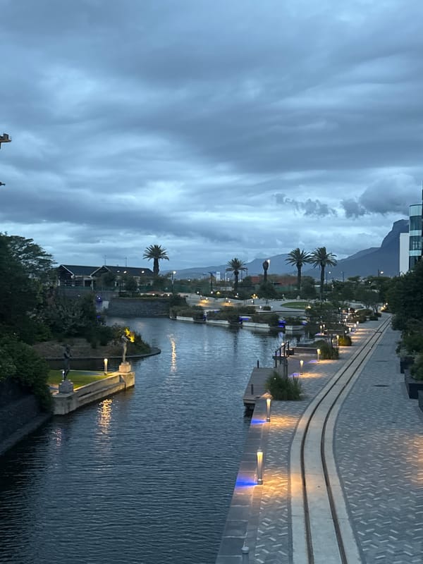 Evening scenes captured across Century City, Cape Town waterfront