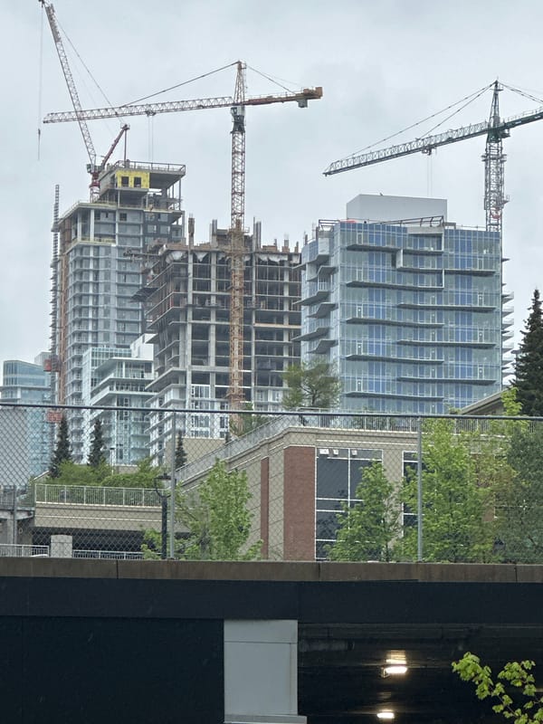 Urban development and water features documented in Burnaby