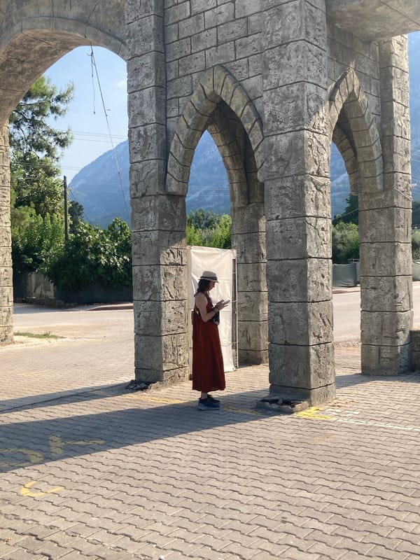 Wandering Kemer's old streets, mosques, and ruins