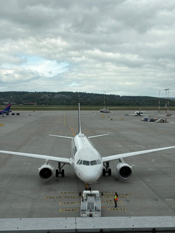 Aircraft ground operations observed at Balice Airport, Poland