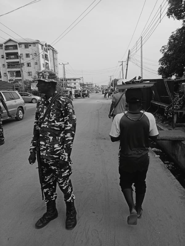 Street life documented in Fegge Nigeria commercial district