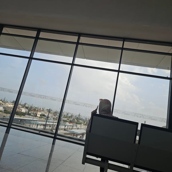 Witness documents afternoon scenes across Rabat transit hub, cityscape