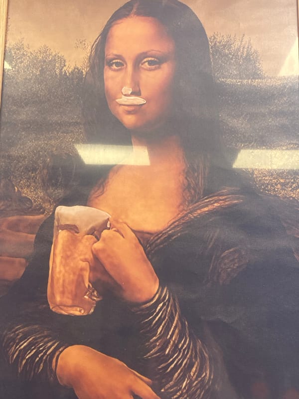 Vandalized Mona Lisa reproduction spotted in Rezekne, Latvia