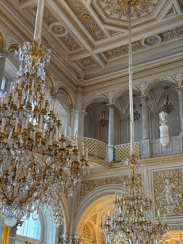 Inside the Hermitage: halls, galleries, and courtyard views