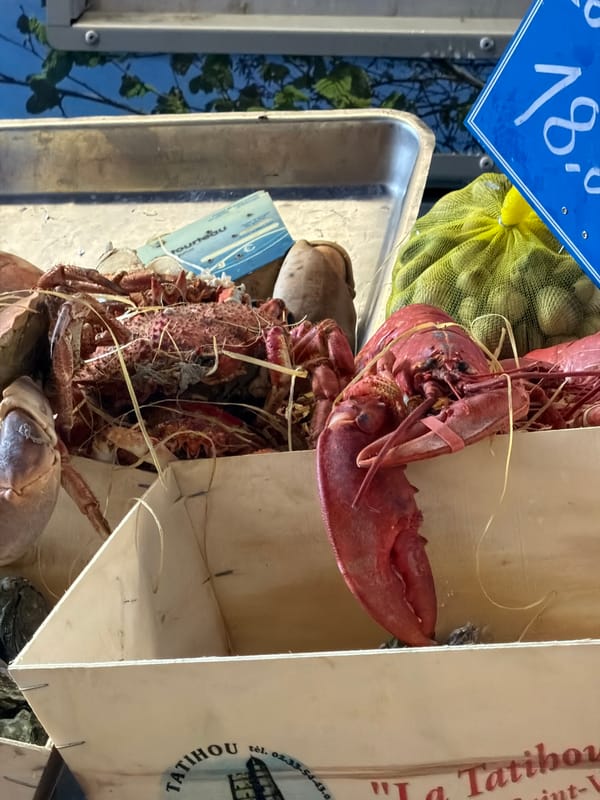 Dieppe's busy Saturday market: seafood, produce, and street life