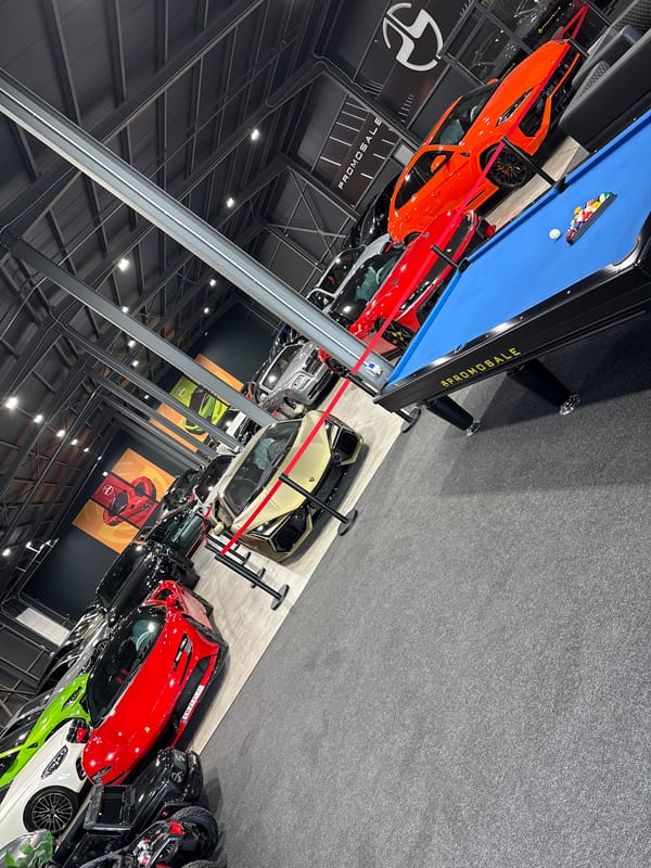 Luxury car showroom documented in Plovdiv, Bulgaria