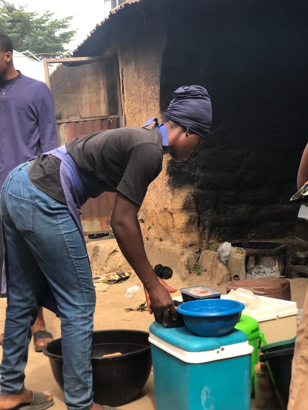 Domestic compound scene documented in Jos, Nigeria