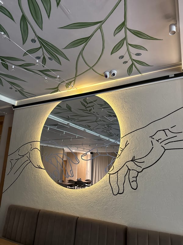 Interior design elements documented in Saint Petersburg residence