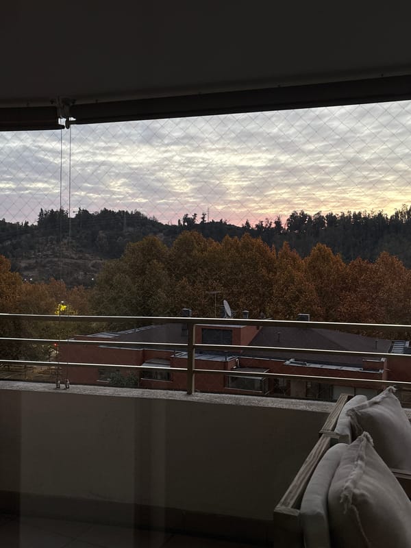 Evening scenes captured across Vitacura neighborhood during dusk hours