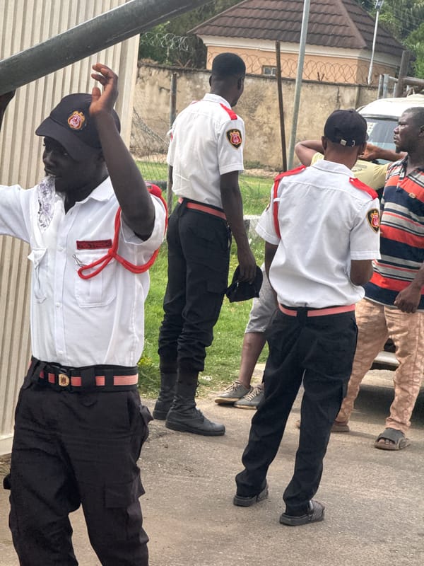 Morning street scenes captured across residential Abuja neighborhoods