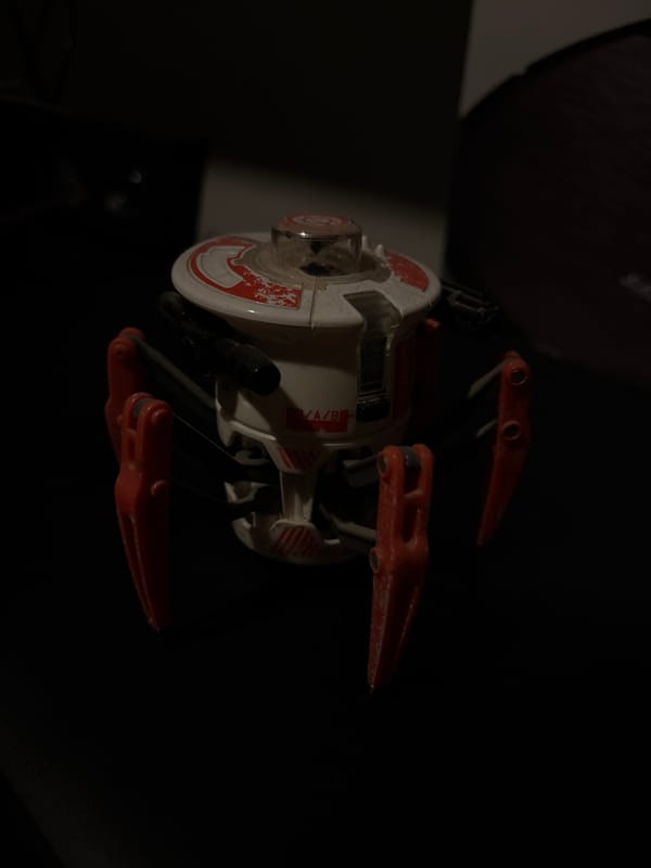 Toy probe droid photographed in San Juan Cuautlancingo