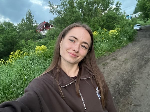 Woman documents sunset road trip with selfies and scenic views