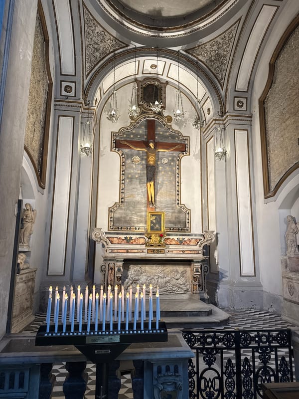 Tourist documents Naples religious sites and street scenes