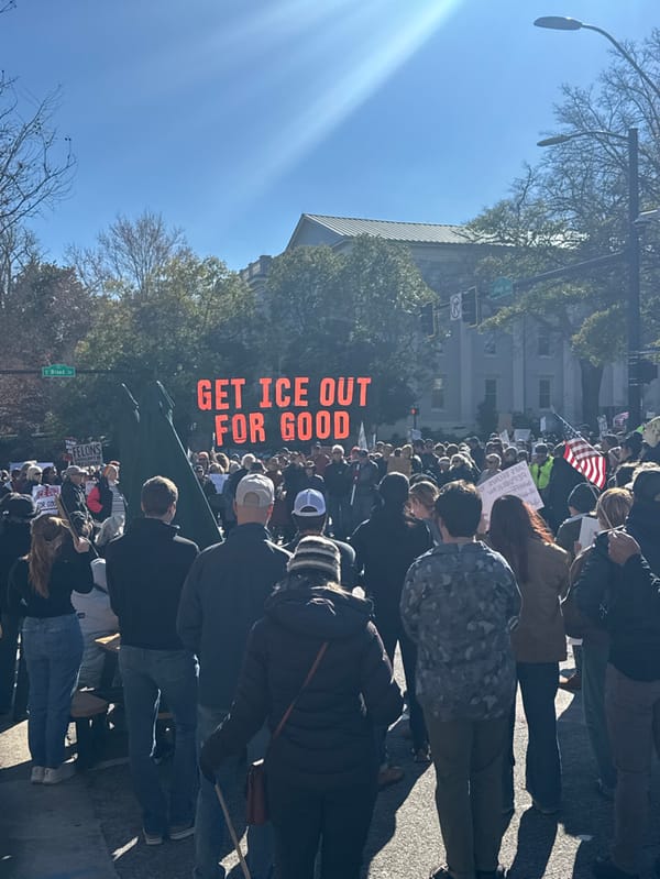 Anti-ICE protest draws crowds to Athens streets