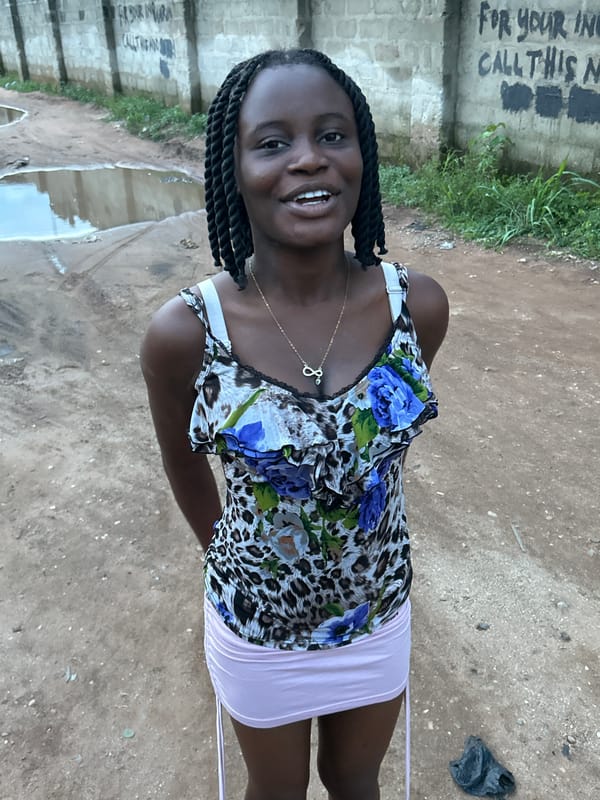 Young people photographed on streets in Ihiagwa, Nigeria