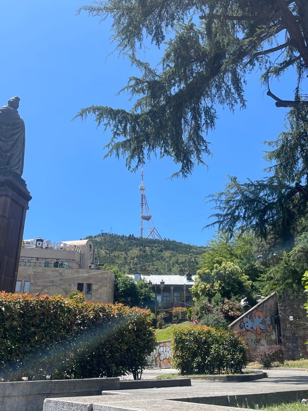 Street scenes around Rustaveli Avenue, Tbilisi, sunny morning