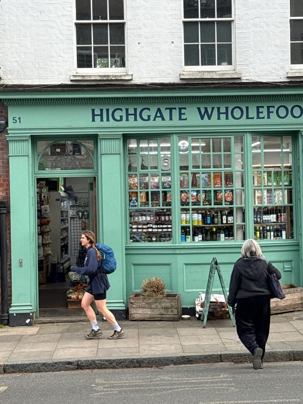 Evening walk through Highgate captures local shops and pubs