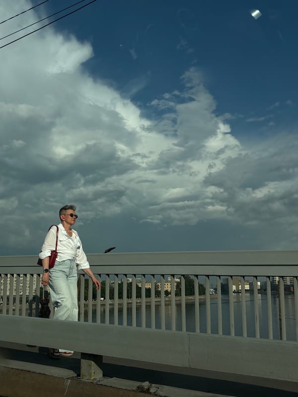 Routine street life observed across Saint Petersburg during cloudy afternoon