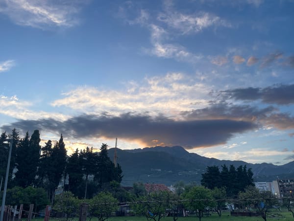 Dawn wildlife and mountain landscapes observed in Bar, Montenegro