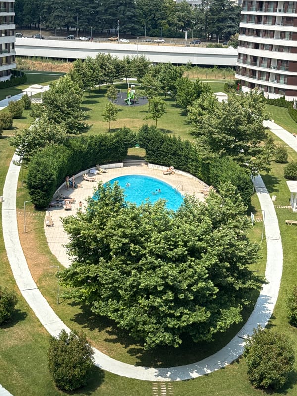 Varna residential complex and waterfront seen from above