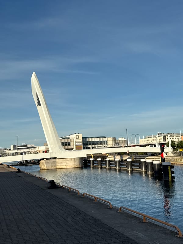Evening harbor life documented around Tallinn's waterfront district